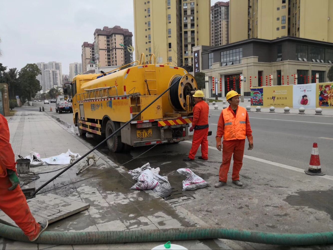 巴东排污管道清淤-管道清洗